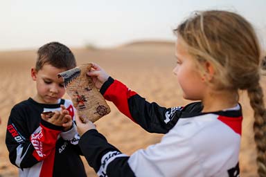 Chasse au trésor du marchand de sable