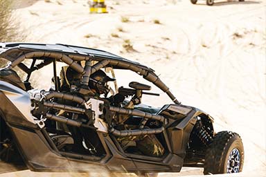 2-seater dune buggy tour (followed by paintball activity)