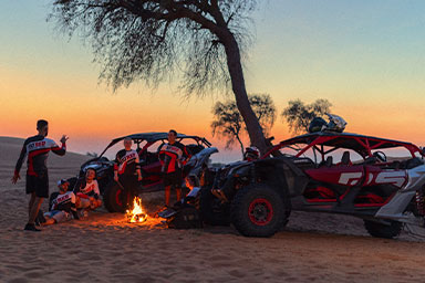 Passeios noturnos de buggy